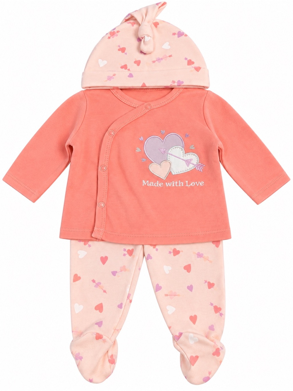 NWT baby girl 4-piece outfit size 3-6 months